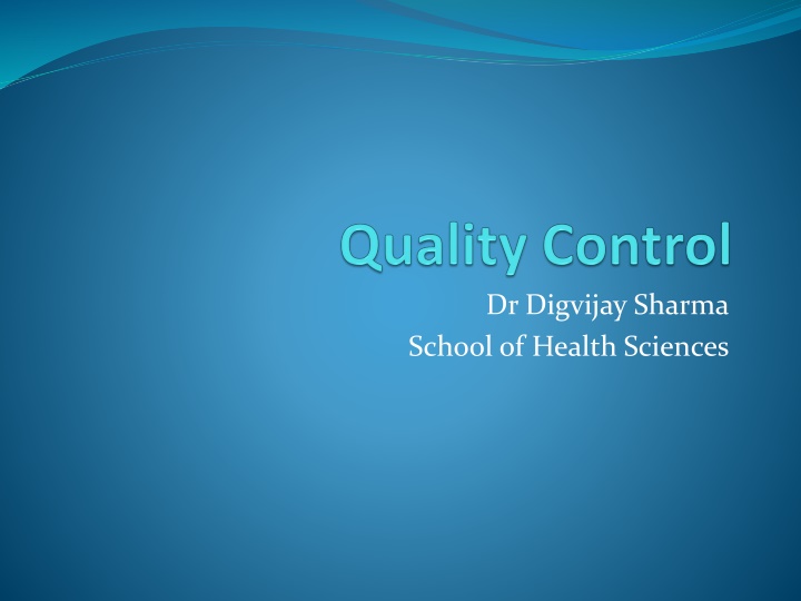 dr digvijay sharma school of health sciences n.w