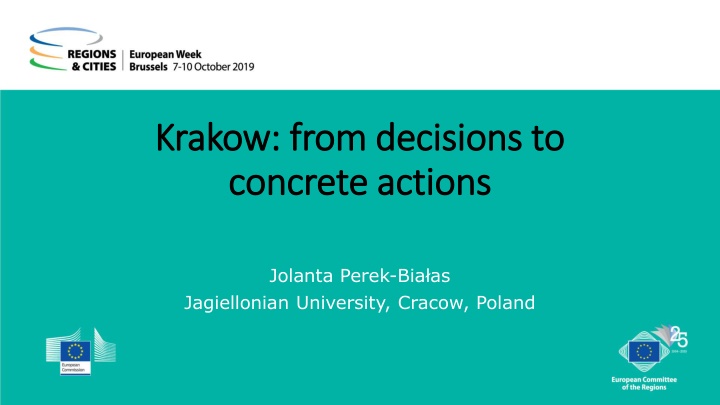 krakow from decisions to krakow from decisions n.w