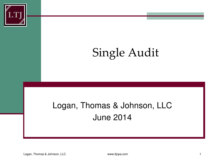 single audit n.w