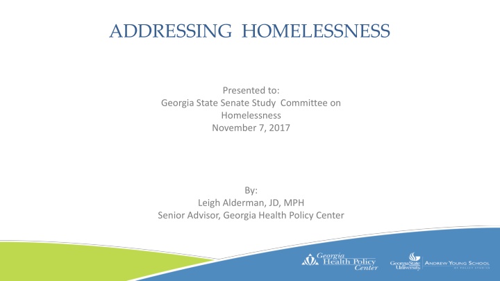 addressing homelessness n.w