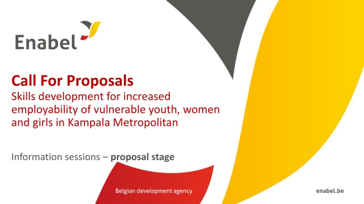 call for proposals skills development n.w