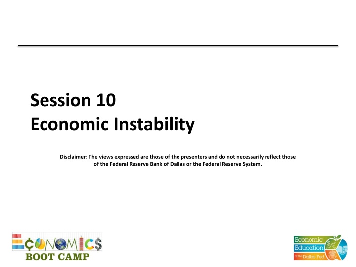 session 10 economic instability n.w