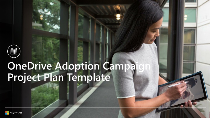 onedrive adoption campaign project plan template n.w