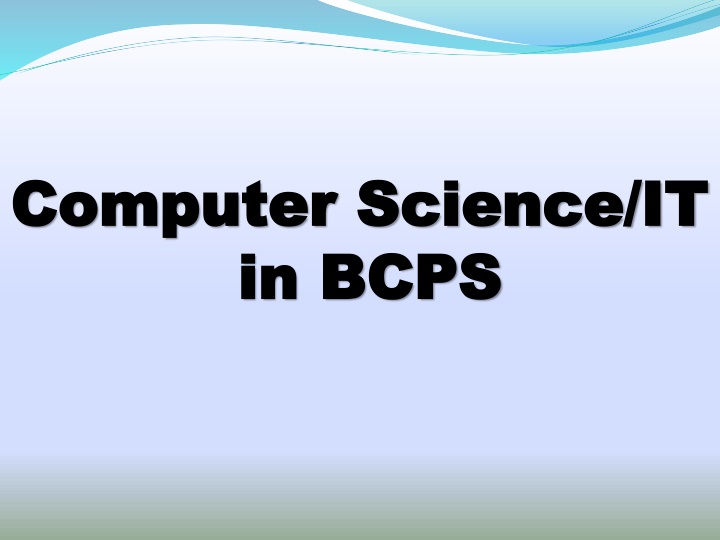 computer science it computer science it in bcps n.w