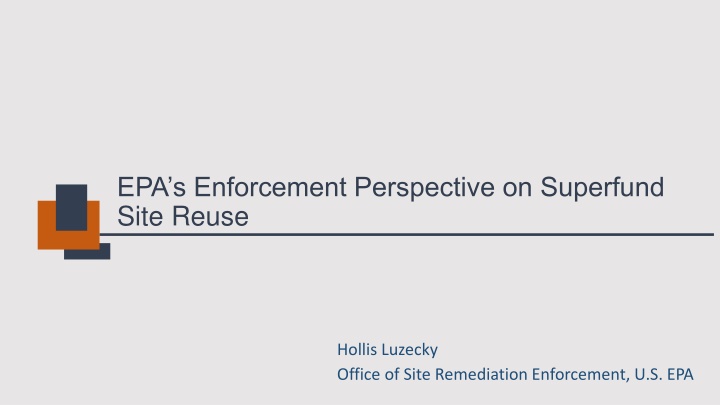 epa s enforcement perspective on superfund site n.w