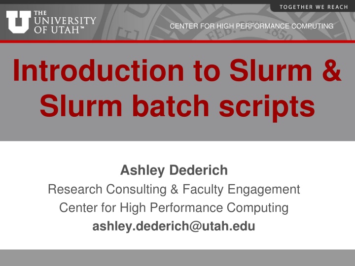 center for high performance computing n.w