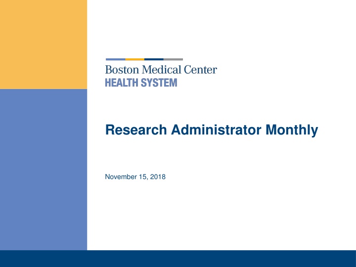 research administrator monthly n.w