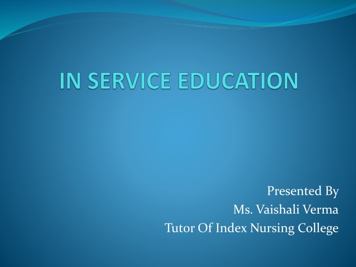 presented by ms vaishali verma n.w
