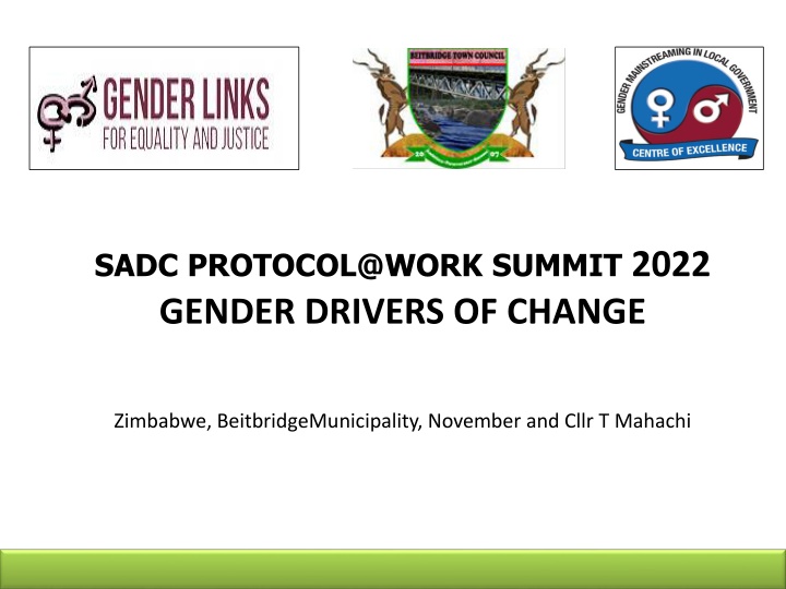 sadc protocol@work summit 2022 gender drivers n.w