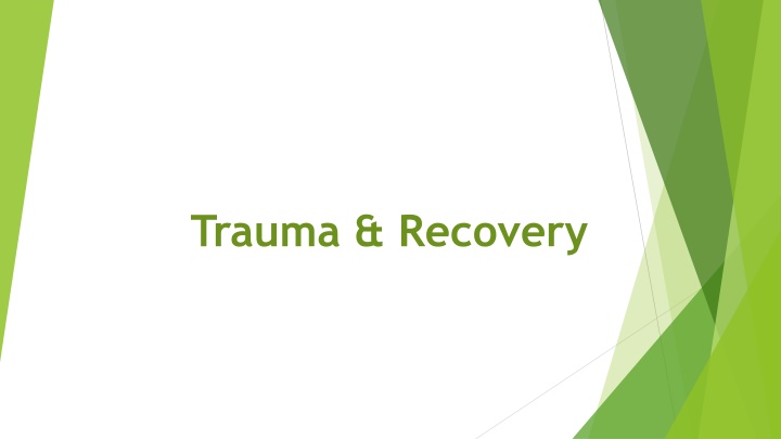 trauma recovery n.w