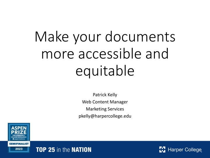 make your documents more accessible and equitable n.w