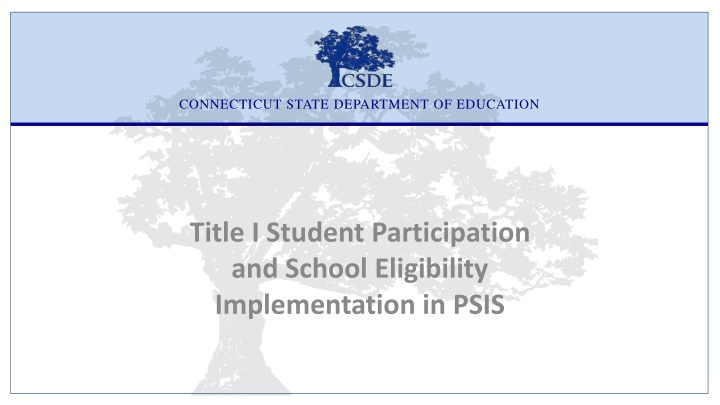 connecticut state department of education n.w