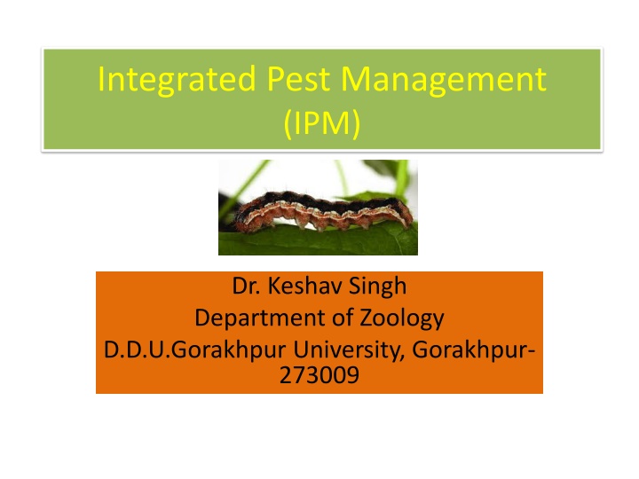 integrated pest management ipm n.w