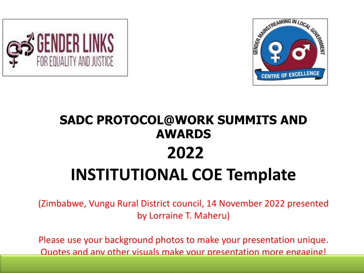 sadc protocol@work summits and awards 2022 n.w