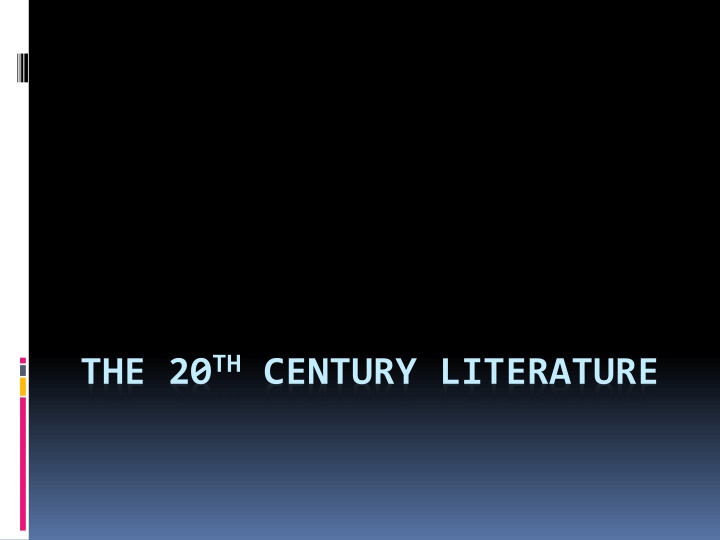 the 20 th century literature n.w