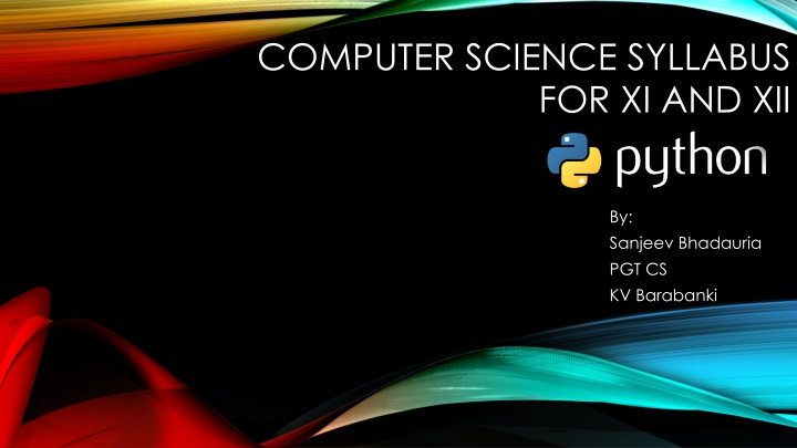 computer science syllabus n.w