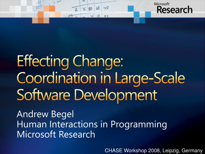 effecting change coordination in large scale n.w
