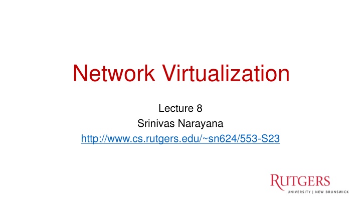 network virtualization n.w