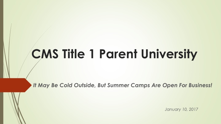 cms title 1 parent university n.w