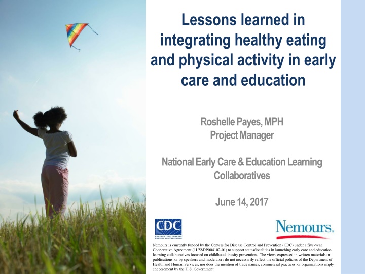 lessons learned in integrating healthy eating n.w