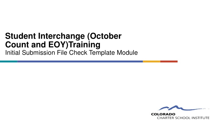 student interchange october count n.w
