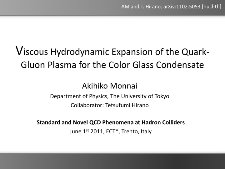 am and t hirano arxiv 1102 5053 nucl th n.w
