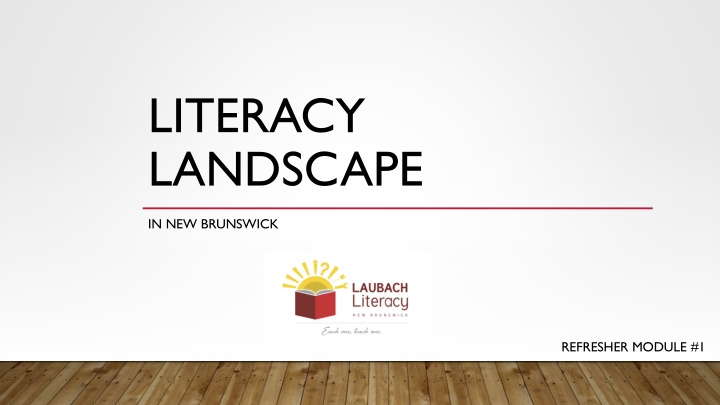 literacy landscape n.w