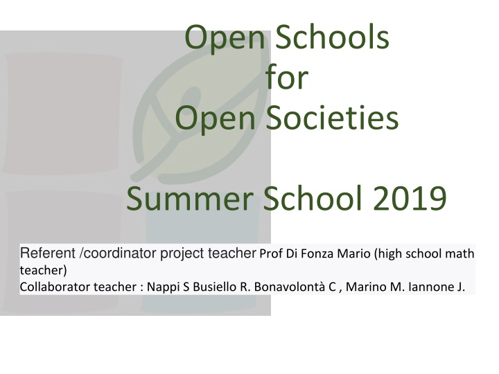 open schools for open societies n.w