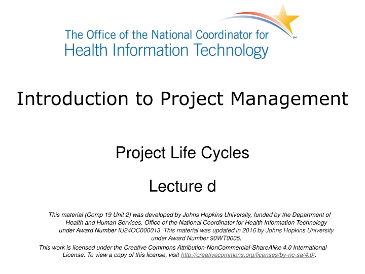 introduction to project management n.w