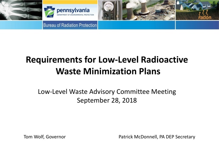 requirements for low level radioactive waste n.w
