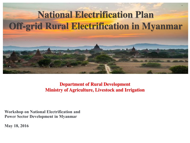 national electrification plan off grid rural n.w