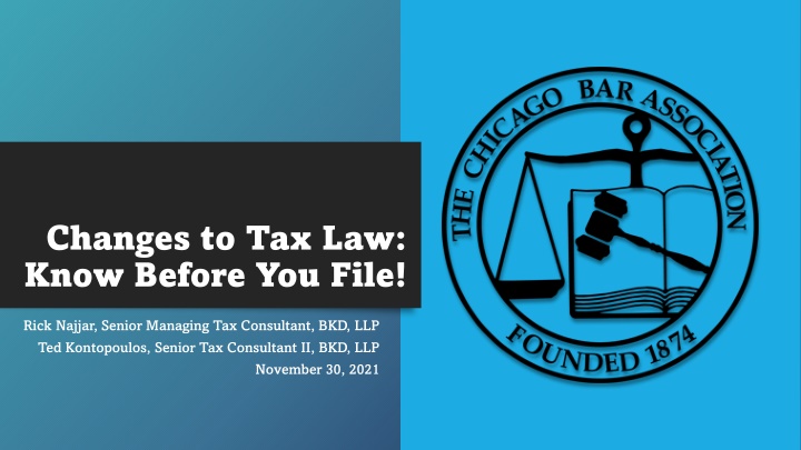 changes to tax law know before you file n.w