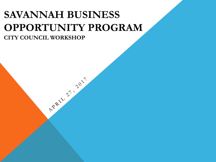 savannah business opportunity program city n.w