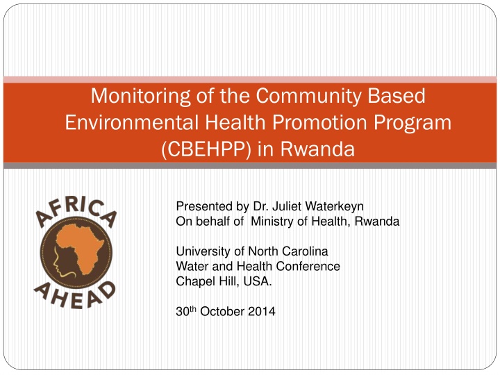 monitoring of the community based environmental n.w