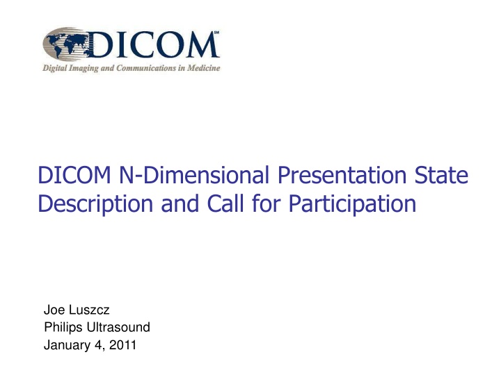 dicom n dimensional presentation state n.w