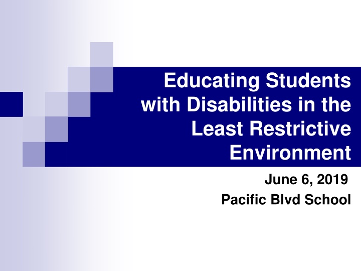 educating students with disabilities in the least n.w