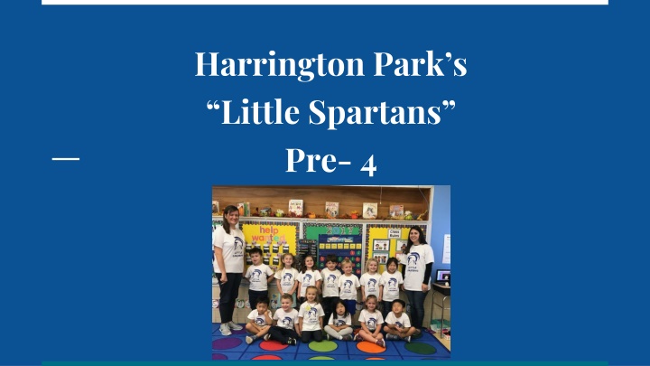 harrington park s little spartans pre 4 n.w