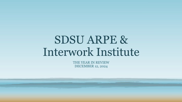 sdsu arpe interwork institute n.w