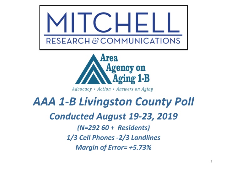 aaa 1 b livingston county poll conducted august n.w