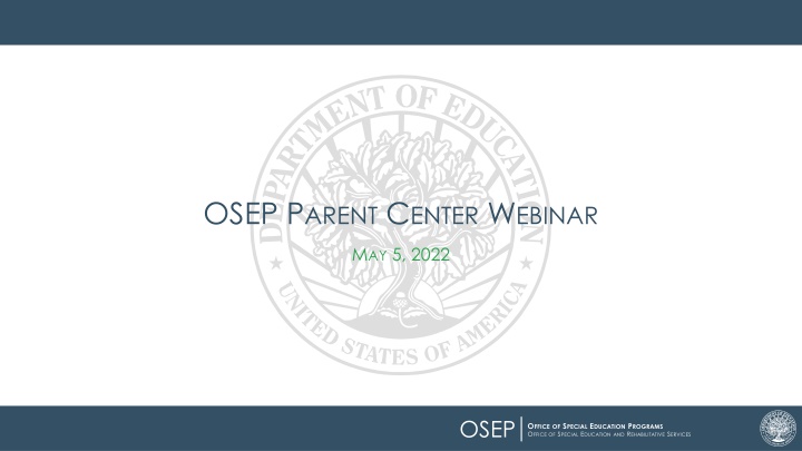 osep p arent c enter w ebinar n.w