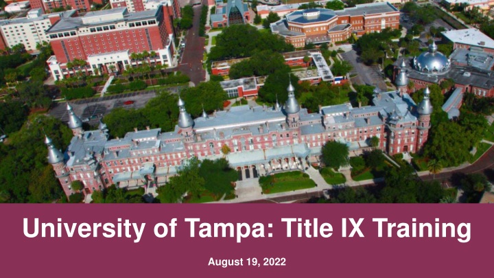 university of tampa title ix training n.w