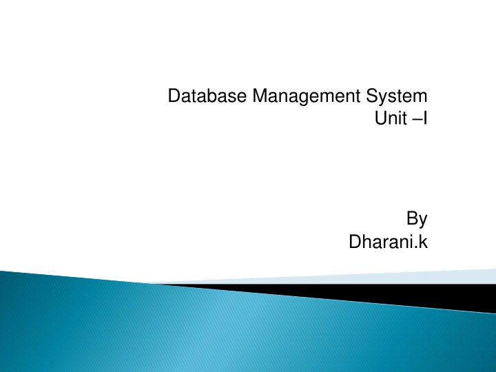 database management system n.w