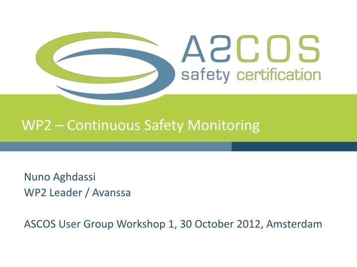 wp2 continuous safety monitoring n.w