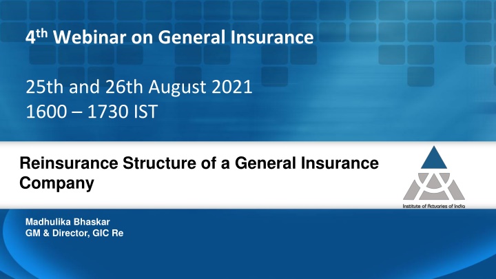 4 th webinar on general insurance n.w