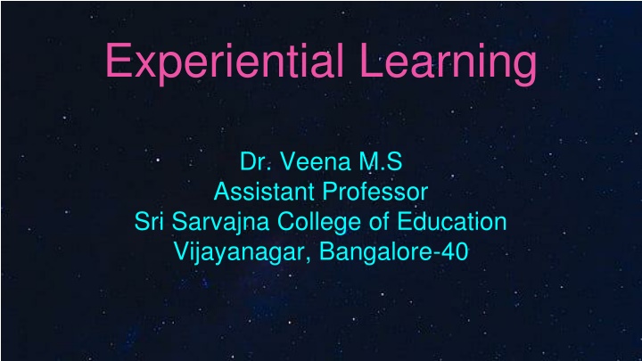 experiential learning n.w
