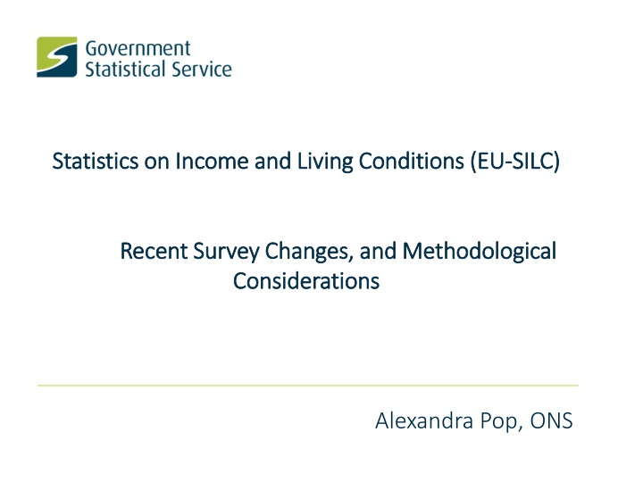 statistics on income and living conditions n.w