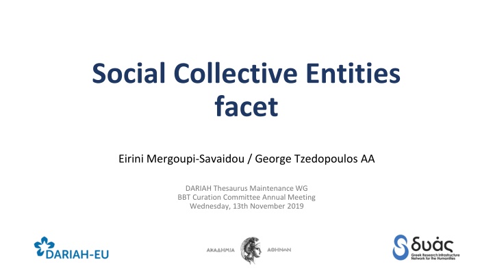 social collective entities facet n.w
