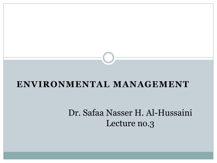 environmental management n.w