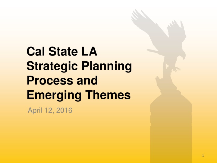 cal state la strategic planning process n.w