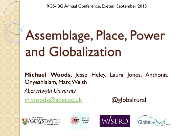 rgs ibg annual conference exeter september 2015 n.w